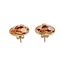 Load image into Gallery viewer, 9ct Gold Clogau Tree of Life Round Stud Earrings
