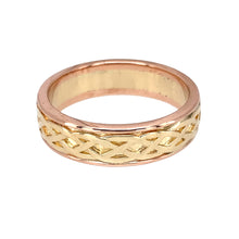 Load image into Gallery viewer, 9ct Gold Clogau Celtic Band Ring
