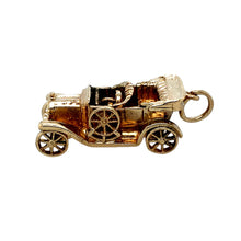 Load image into Gallery viewer, 9ct Gold Old Fashioned Car Pendant
