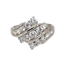 Load image into Gallery viewer, 9ct White Gold &amp; Cubic Zirconia Set Dress Ring
