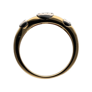 18ct Gold & Diamond Set Band Ring