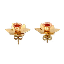 Load image into Gallery viewer, 9ct Gold Clogau Daffodil Stud Earrings
