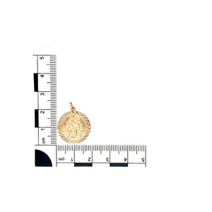 9ct Gold St Christopher Pendant