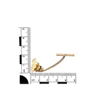 Load image into Gallery viewer, 9ct Gold Three Feather Tie Pin
