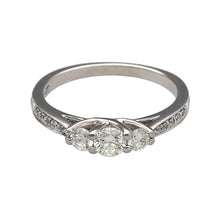 Load image into Gallery viewer, Platinum &amp; Diamond Set Trilogy Ring
