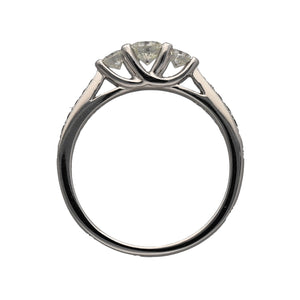 Platinum & Diamond Set Trilogy Ring