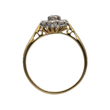 Load image into Gallery viewer, 18ct Gold &amp; Diamond Set Flower Cluster Ring
