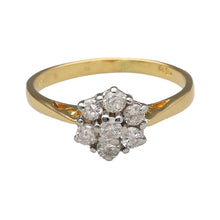 Load image into Gallery viewer, 18ct Gold &amp; Diamond Set Flower Cluster Ring
