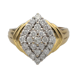 18ct Gold & 1ct Diamond Set Cluster Ring