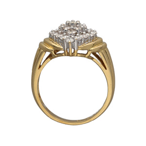 18ct Gold & 1ct Diamond Set Cluster Ring