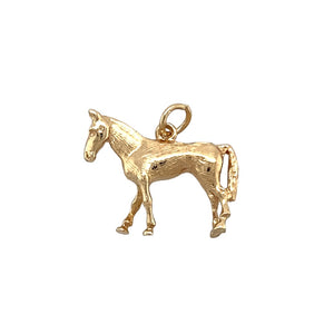 9ct Gold Horse Charm