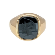 Load image into Gallery viewer, 9ct Gold &amp; Hematite Centurion Signet Ring
