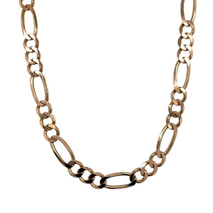 9ct Gold 18" Figaro Chain