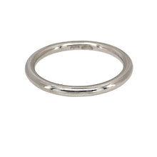 Load image into Gallery viewer, Preowned 9ct White Gold 1.5mm Wedding Band Ring in size K to L with the weight 2.60 grams
