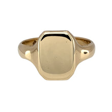 Load image into Gallery viewer, 9ct Gold Rectangle Signet Ring
