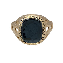 Load image into Gallery viewer, 9ct Gold &amp; Hematite Centurion Signet Ring
