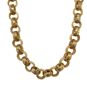 New 9ct Gold 20" Belcher Chain 47 grams