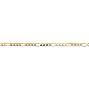 9ct Gold 19" Figaro Chain