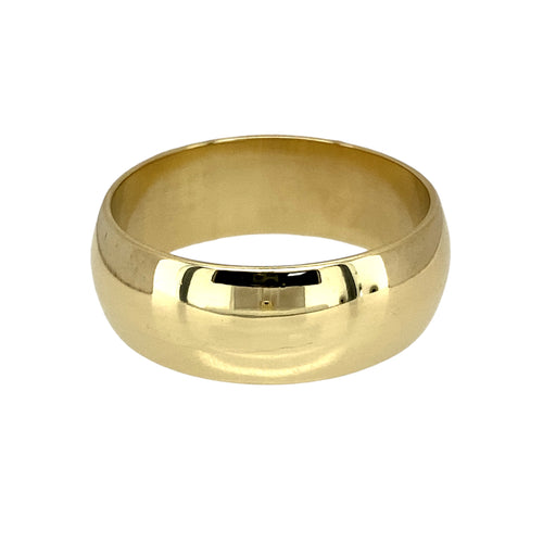 9ct Gold 8mm Wedding Band Ring