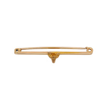 Load image into Gallery viewer, 9ct Gold Fox Head Tie Pin/Brooch
