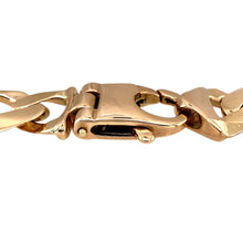 Load image into Gallery viewer, Preowned 9ct Yellow Gold 9&quot; Curb Bracelet with the weight 57.60 grams and link width 16mm
