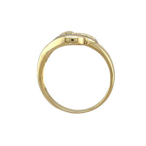 9ct Gold & Diamond Set Clogau Daffodil Ring