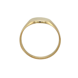 New 9ct Gold Plain Signet Ring