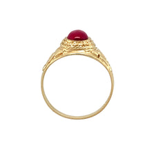 Load image into Gallery viewer, New 9ct Gold &amp; Pink Stone Graduation Ring
