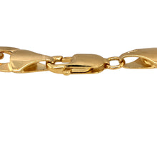 Load image into Gallery viewer, New 9ct Yellow Solid Gold 8.5&quot; Curb Bracelet with the weight 21.80 grams and link width 10mm
