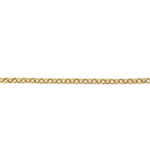 New 9ct Gold 20" Hollow Belcher Chain