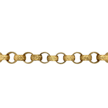 Load image into Gallery viewer, New 9ct Solid Gold 9&quot; Patterned Belcher Bracelet
