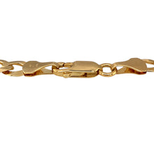 Load image into Gallery viewer, New 9ct Yellow Solid Gold 9&quot; Curb Bracelet with the weight 6.80 grams and link width 6mm
