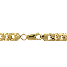 Load image into Gallery viewer, New 9ct Yellow Gold 22&quot; Hollow Curb Chain with the weight 14.50 grams and link width 6mm
