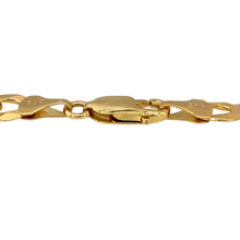 Load image into Gallery viewer, New 9ct Yellow Solid Gold 8.75&quot; Curb Bracelet with the weight 9 grams and link width 7mm
