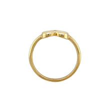 Load image into Gallery viewer, New 9ct Gold &amp; Cubic Zirconia Set Heart Signet Ring
