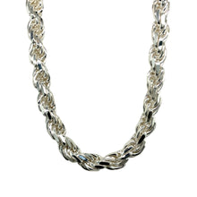 Load image into Gallery viewer, New 925 Silver 24&quot; Solid Rope Chain 97 grams
