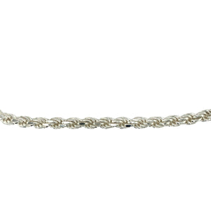 New 925 Silver 26" Solid Rope Chain 108 grams