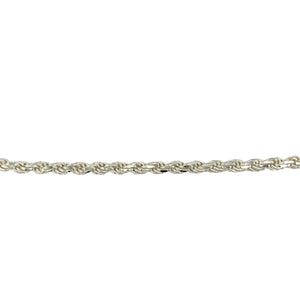 New 925 Silver 26" Solid Rope Chain 70 grams