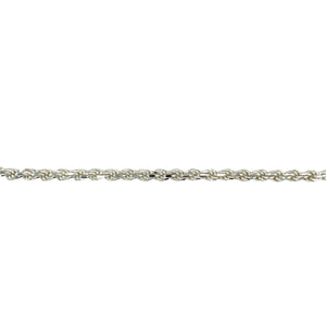 New 925 Silver 24" Solid Rope Chain 45 grams