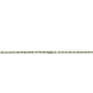 New 925 Silver 26" Solid Rope Chain 30 grams