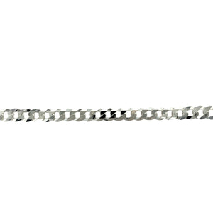 New 925 Silver 22" Solid Curb Chain 41 grams