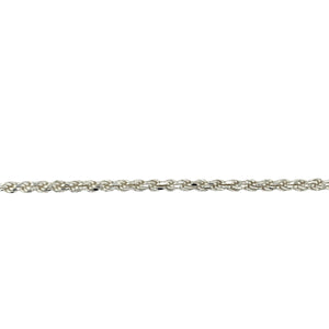 New 925 Silver 26" Solid Rope Chain 49 grams