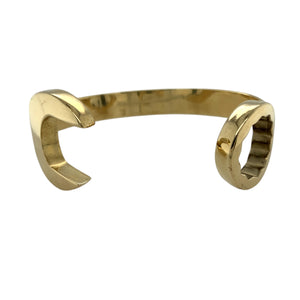 New 9ct Solid Gold Spanner Bangle 62 grams