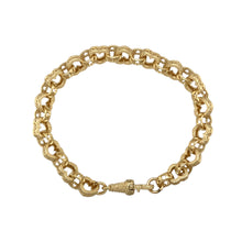 Load image into Gallery viewer, New 9ct Gold 7.5&quot; Heart Link Bracelet
