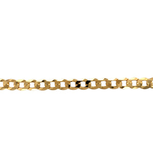 New 9ct Solid Gold 30" Curb Chain 56 grams