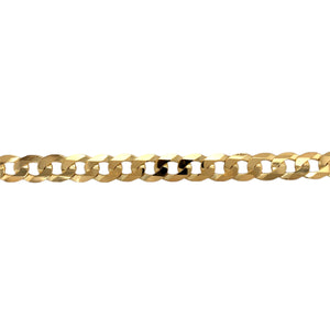 New 9ct Solid Gold 30" Curb Chain 76 grams