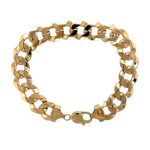 9ct Gold 9" Curb Bracelet