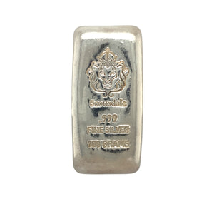 Best Value Silver 100 gram Bar