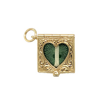 Load image into Gallery viewer, 9ct Gold Vintage £1 Note Case Charm
