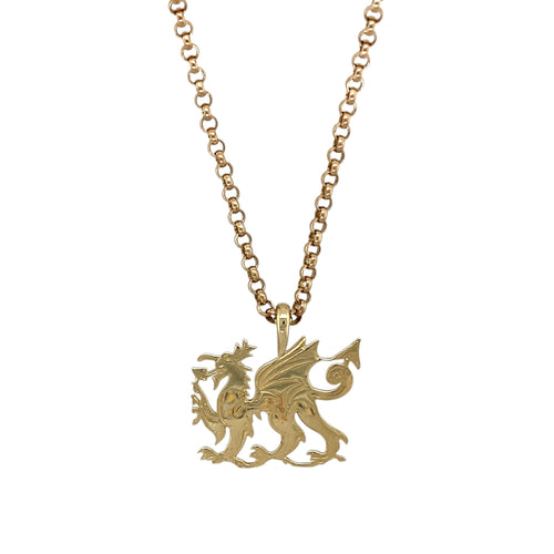 9ct Gold Welsh Dragon 20